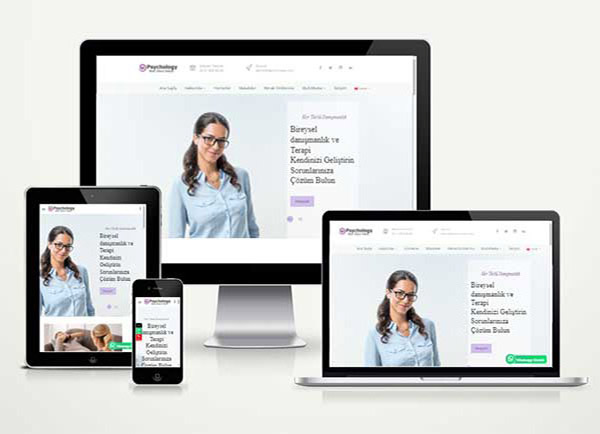 Psikolog Web Sitesi Paketi v5.0