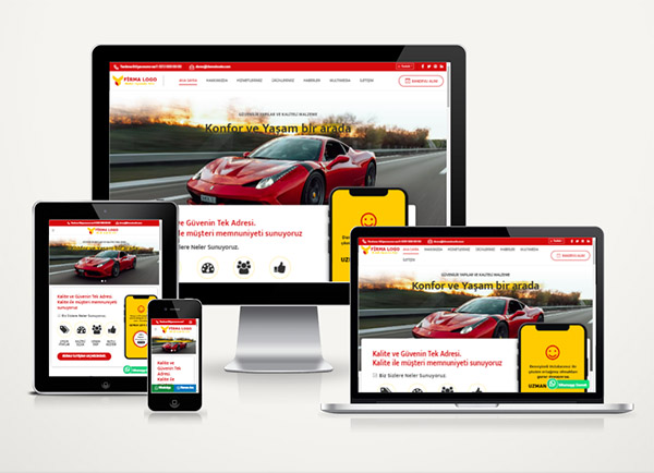 Oto Servis / Ekspertiz Web Paketi v5.0