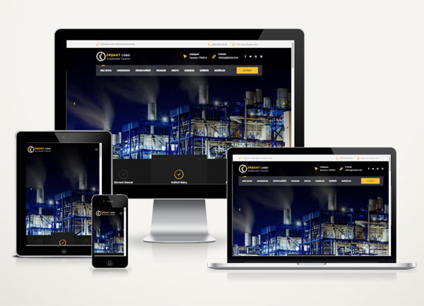 İnşaat Web Sitesi Paketi v3.0