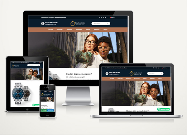 Saat / Gözlük Firma Web Paketi v6.0