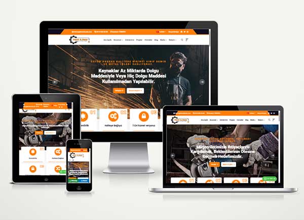 Demirci Metal İşleri Firma Web Sitesi Paketi