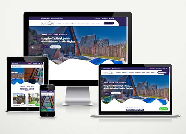 Bungalov Web Sitesi Paketi