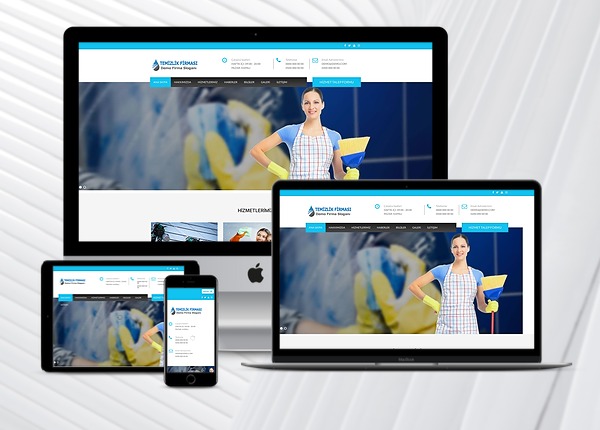 Temizlik Firmaları Web Paketi v3.0