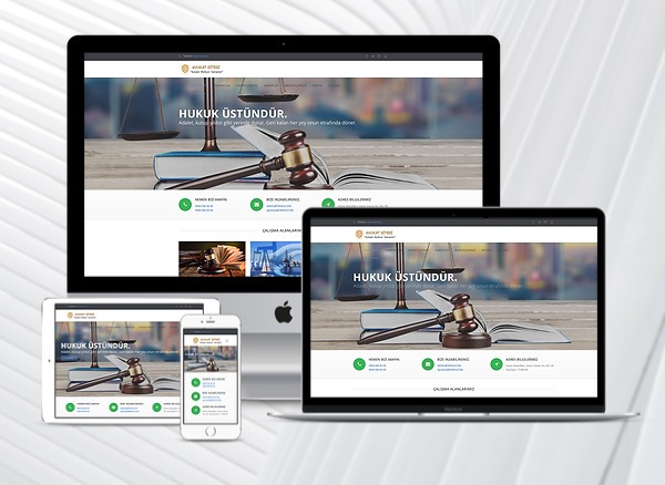 Hukuk Bürosu / Avukat Web Sitesi v3.0
