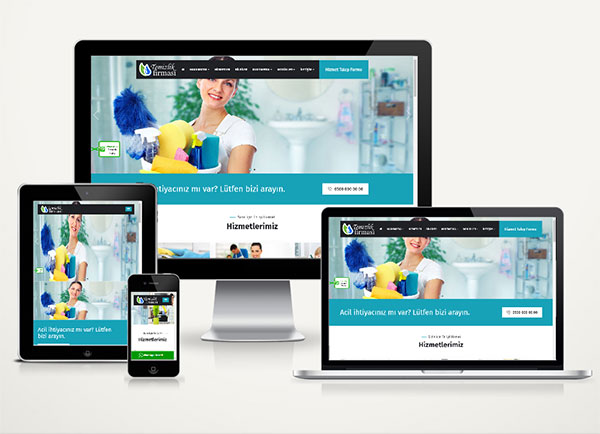 Temizlik Web Paketi - Ak v4.0