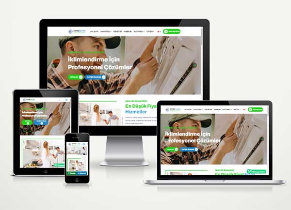 Kombi - Klima - Beyaz Eşya Web Paketi v6.0