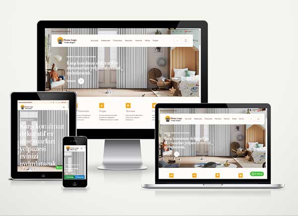 Perde Firması Hazır Web Sitesi v6.0