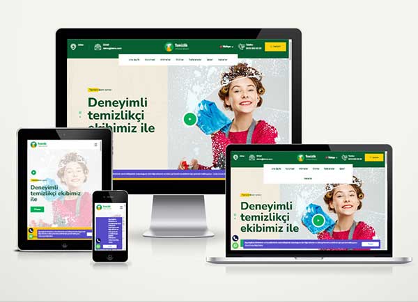 Temizlik Firma Web Sitesi