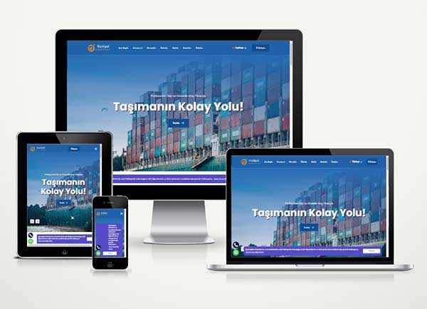 Lojistik Nakliyat Web Sitesi Paketi - Kervan