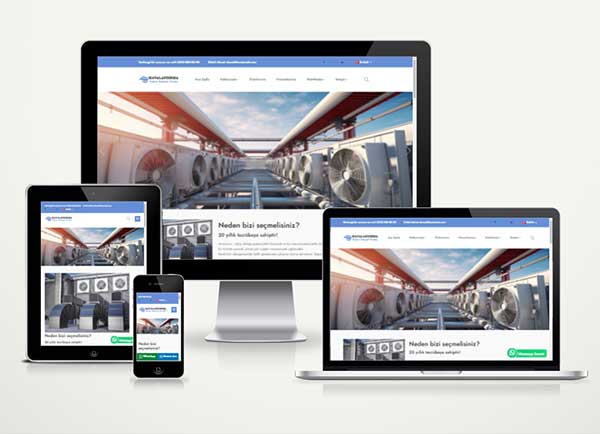 Havalandırma Sanayi Firma Web Paketi