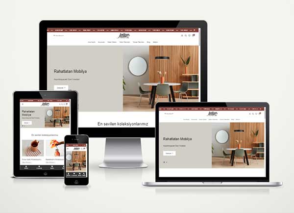 E-Ticaret Mobilya Aksesuar Web Paketi