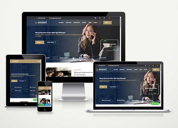 Arabulucu ve Avukat Web Sitesi Paketi