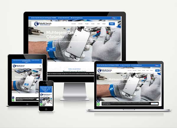 Telefon Elektronik Teknik Servis Web Paketi