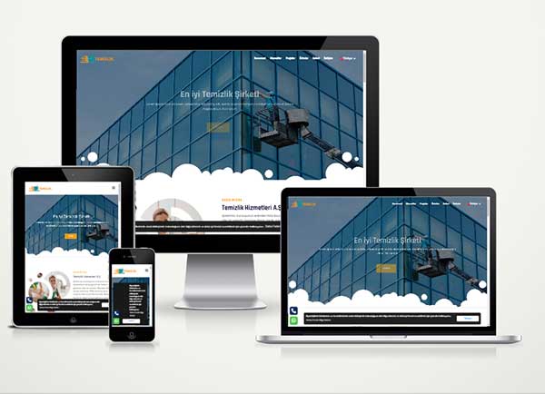 Temizlik Firması Web Sitesi Paketi