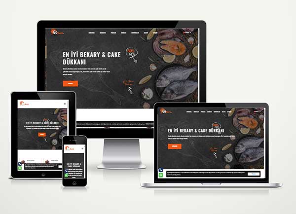 Restoran Fast Food Web Sitesi Paketi