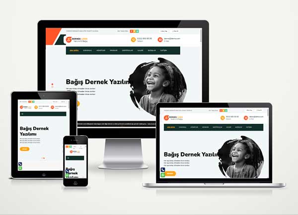 Yardım Derneği Web Sitesi Paketi