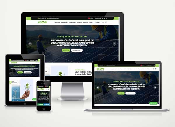 Solar Enerji Firma Web Sitesi Paketi