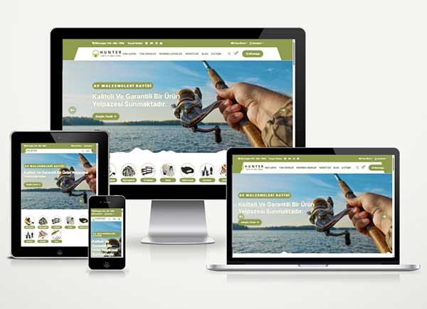 Av ve Kamp Malzemeleri E-Ticaret Paketi