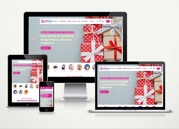Hediyelik Eşya ve Parti E-Ticaret Web Paketi