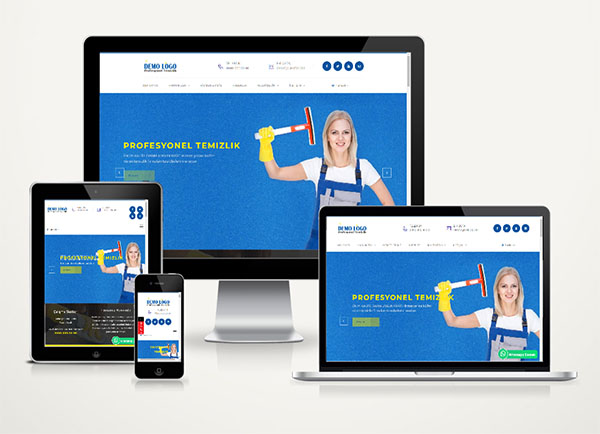 Temizlik Firma Web Paketi - Işıltı v4.5