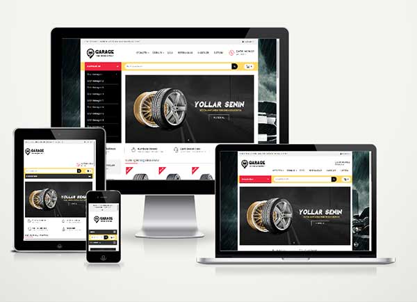 Oto Lastik / Yedek Parça E-Ticaret Paketi v5.0