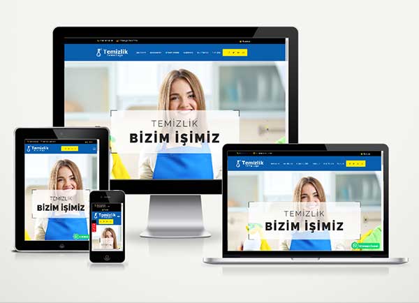 Temizlik Firma Web Paketi v4.5