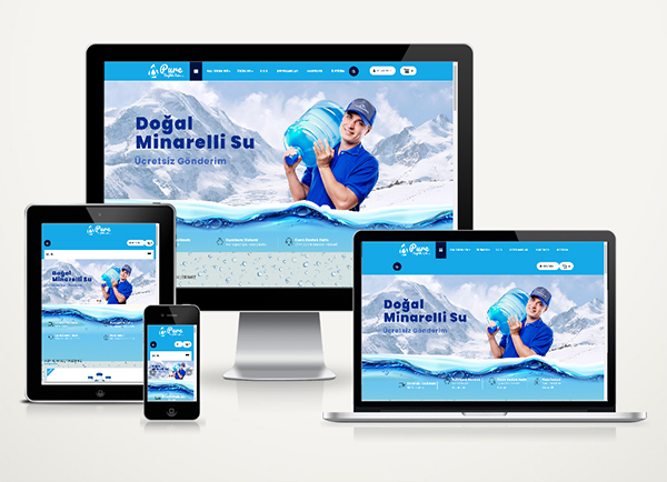 Su Bayi ve Su Arıtma Cihazı E-Ticaret Paketi v5.0