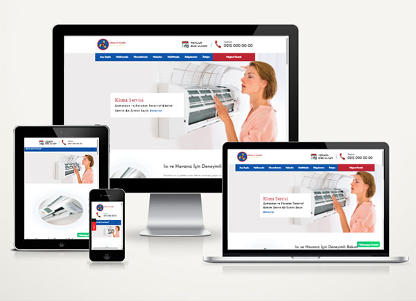 Kombi / Beyaz Eşya Servisi Web Paketi v5.0