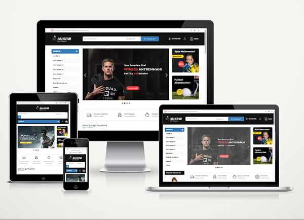 Spor Ekipmanları ve Malzemeleri E-Ticaret Paketi v5.0