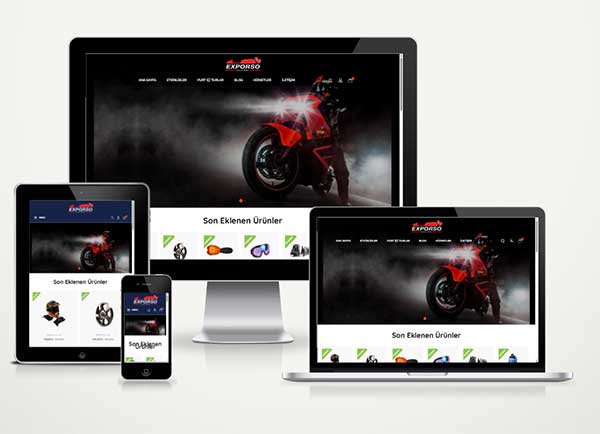 Motosiklet - Bisiklet Aksesuar E-ticaret Paketi v5.0